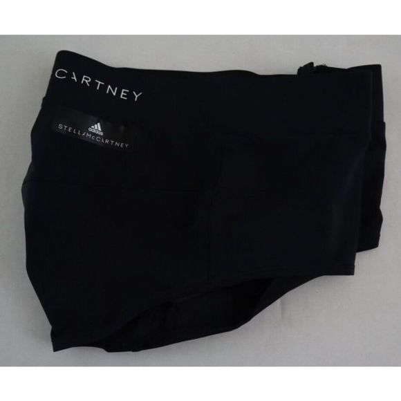 adidas x Stella McCartney DW9547 Women's Sz Medium Black Triathlon Shorts - Picture 8 of 9